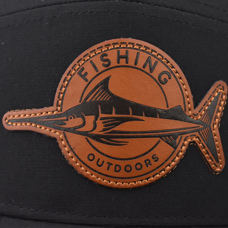 Gorro con malla logo pez