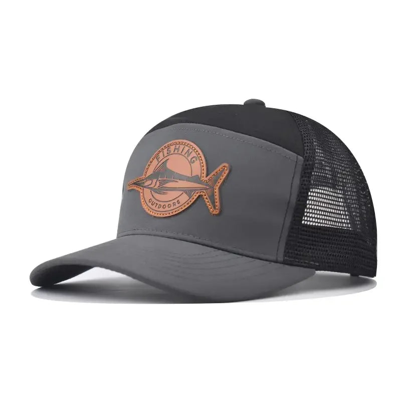Gorro con malla logo pez