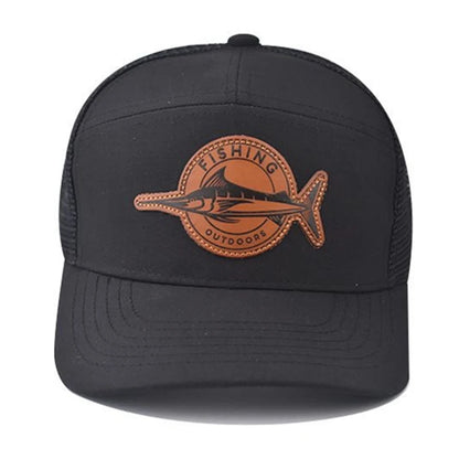 Gorro con malla logo pez
