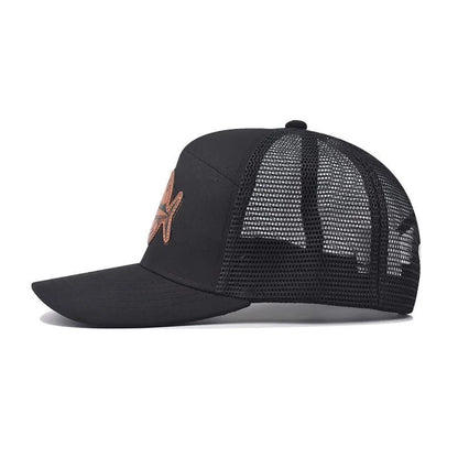 Gorro con malla logo pez