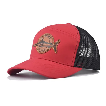 Gorro con malla logo pez